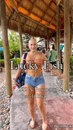 I love the beach so this was the perfect place for me! @luckyfishpompano happy hour is🔥🔥🔥

#foodie #foodblogger #alopecia #baldwomen #instafood #beachfood #floridathings #baldisbeautiful #eatwithme #miamifood #southflorida #floridafood #pompano #s