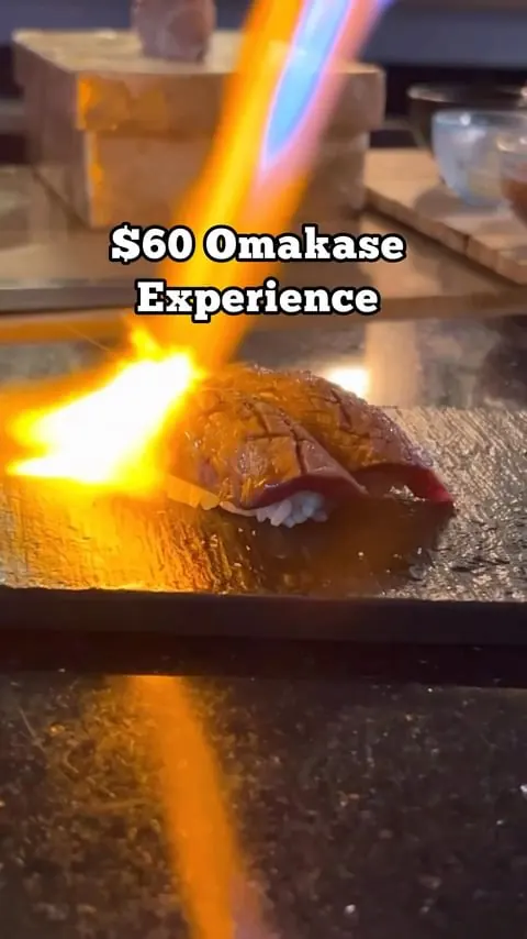 Had an amazing experience at @sushibybou_ 🤩

You can get a a 12 course Omakase for $60 per person! 🍣

Anyone who wants to get a 60min VIP experience that includes a 12 courses dinner and intimate vibe for only $50 can get it by DMing VIP to @sushib