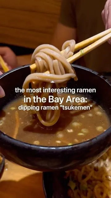 can you believe there’s such a thing as dipping ramen?

📍@taishoken.usa | San Mateo, CA

This Japanese ramen shop offers a variety of authentic Japanese ramens including a dipping ramen called tsukemen 🤪 Tsukemen is the perfect ramen for a hot day 