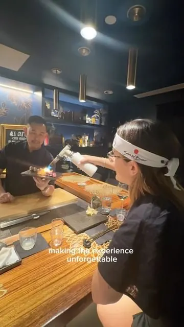 Had the best time at my first Omakase dining experience with @sushibybou_ 🍣✨ 

Ready to experience it yourself?! For a 60-minute VIP experience, a 12-course dinner, and an intimate vibe for only $50, DM @sushibybou_ with the word “VIP” to redeem you