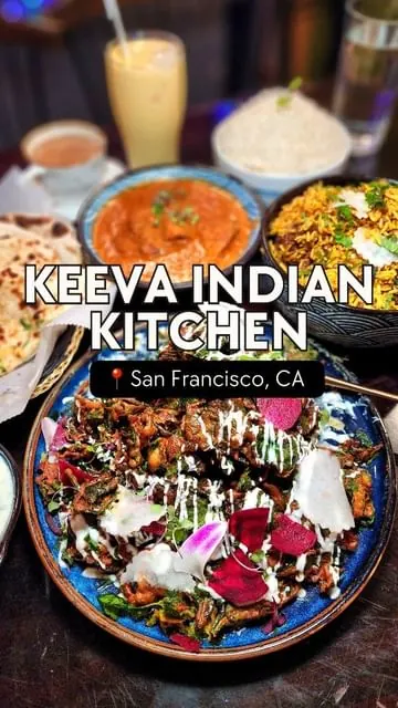 KEEVA INDIAN KITCHEN
📍San Francisco, CA

The best Indian restaurant in SF? @keeva_indiankitchen ✨ It’s an absolutely AMAZING family-owned restaurant that serves the most beautiful and delicious authentic Indian food. 😍 We had such a wonderful time 