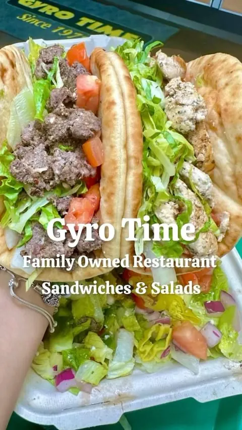 It’s Gyro Time! @gyrotimelv is a family-owned restaurant that’s been in business since 1978 serving delicious Greek sandwiches and salads. If you haven’t been it’s a must try!  
  
Featured:  
🌮Original Gyro Time/ Grilled Chicken/ Grilled Steak Gyro