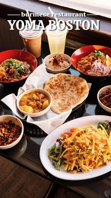 Hey Boston!! Have you ever tried Burmese food?! @YomaBoston serves the best Burmese food in the area and has been around for over 15 years!

Yoma Burmese Foods is also known for their tea salads which is a Burmese specialty! They also recently renova