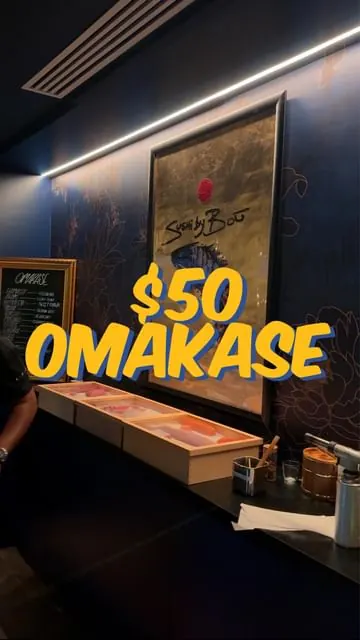 This was our first Omakse experience & it was amazing! 🍣🥢✨ @sushibybou_ 

Get a 60min VIP Omakase experience that includes a 12 course dinner and intimate vibe for only $50 by DMing “VIP” to @sushibybou_ 

📍New York, Jersey, Philly, DC, Chicago, &