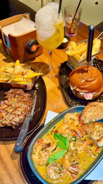 London’s best restaurant
@happyrestaurants 

A vibey family friendly restaurant with a visual menu.
Foods really tasty and some items on the menu come with live preparation at your table side. One for cheese lovers and there’s cheese in a lot of item