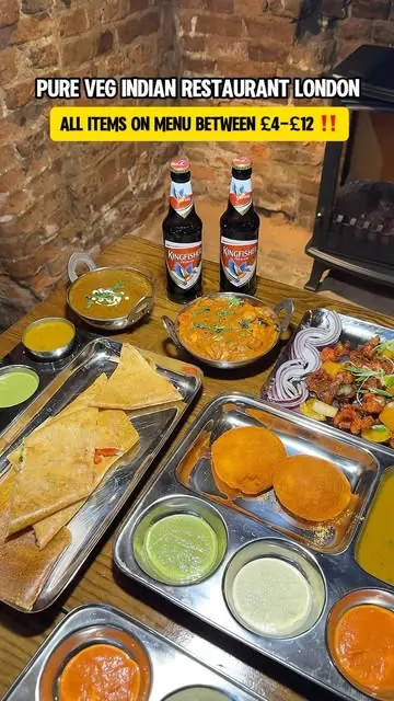 ‼️Pure Vegetarian/Vegan Desi Indian restaurant in London - Hidden gem in London! 😱😍

Yes, you heard me right this is London’s pure vegetarian restaurant serving the best South & North Indian food from India - Paneer crispy, Gobi 65, Podi Idly, Pizz