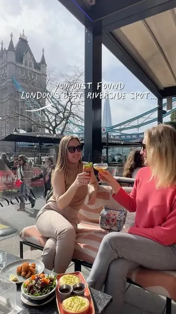 Welcome to Vicinity, where every meal comes with a side of iconic Tower Bridge views and seriously good food!✨😋

Good food, great drinks, and the best view in London—what more could you ask for? 

Save this amazing place for later and share it with 