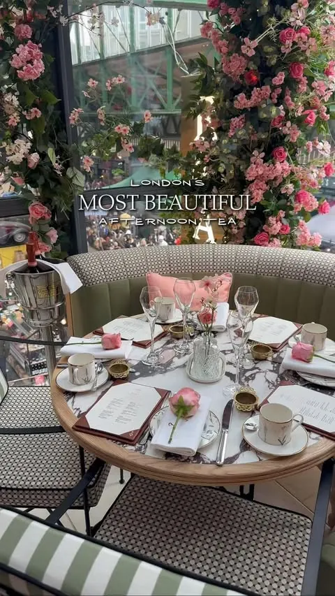 ✨AFTERNOON TEA AT @roast_restaurant WITH LAURENT-PERRIER CHAMPAGNE✨ London’s favourite spot in the heart of @boroughmarket has just released its new Afternoon Tea Menu, and it’s the most beautiful, floral, and flavourful experience yet—all in collabo
