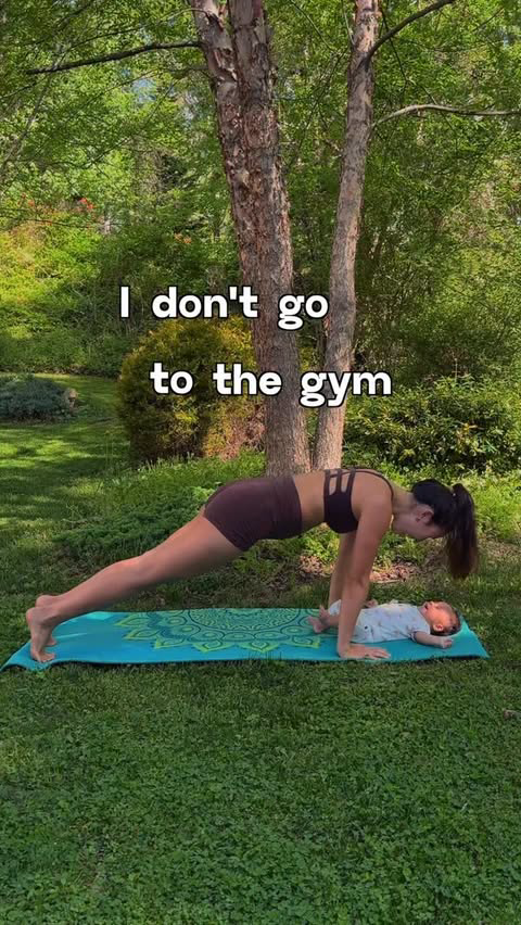 I don’t go to the gym…
Because our children don’t copy what we say, they embody what we do.

She watches me stretch on the porch.
She sees me breathe through tension.
She feels the energy shift when I move my body. 

And yes my workouts get interrupt