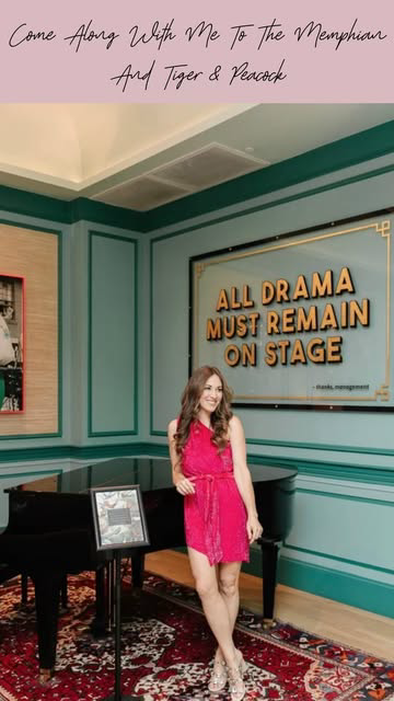 🐅 When the kids are back in school, it’s time for an adults’ night out! 🙌🏻 Come along with us for a fun little couples’ night!! Matt and I threw a fun little cocktail party at @tigerandpeacock at @theMemphianhotel last weekend, and it was such a f