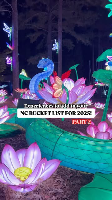 ✨NC BUCKET LIST FOR 2025 Pt ✌️ ✨ Follow @nctraveleats for more adventures this year!

From hiking trails in our beautiful WNC to hiking trails on the coast & everything in between, NC is the best and you can’t tell me otherwise! 

This rounds out our