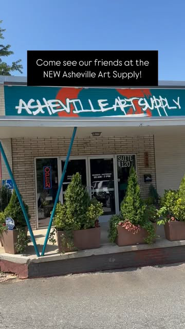 Cheap Joes may have closed but we are THRILLED that @ashevilleartsupply has opened in its spot with many of the familiar faces and great supplies you’ve relied on!  Visit today for their grand opening or some day very soon!