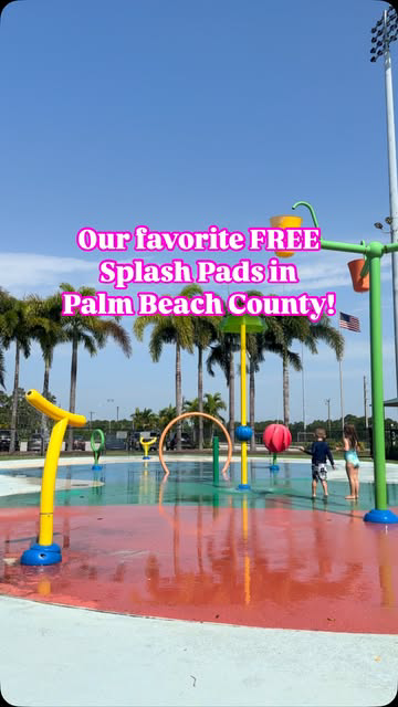 Here’s a list of our favorite FREE splash pads in Palm Beach County — perfect for keeping the kiddos cool all summer long! 

Save this post for your next family adventure!

The Gardens North County District Park 
📍 5101 117th Ct N, Palm Beach Garden