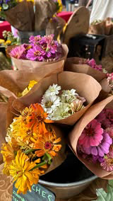 The cutest local flower shop 🌸 Build your own bouquet or order an arrangement like this stunning bunch I had made for @shopharvestmoonhome 💐 

📍@chsflowercottage // 31 Elizabeth Street