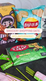 Are you groceries? Because I'm checking you out... 🛒👀 
________________________________ 
*𝘼𝘿*- Who else LOVES going on @tt_supermarket dates with friends/ loved ones?! 💚 

They have the best selection of Asian/imported foods (ALLLL THE SNACKS!) 