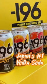 𝐒𝐮𝐧𝐭𝐨𝐫𝐲’𝐬 -𝟏𝟗𝟔 𝐕𝐨𝐝𝐤𝐚 𝐒𝐨𝐝𝐚 
Summer just got a serious upgrade 😍☀️

Just tried Japan’s # 1 ready-to-drink Vodka Soda @minus196ca and I’m officially obsessed 🍋🍓 The bold, refreshing flavours come from real whole fruits that are fr