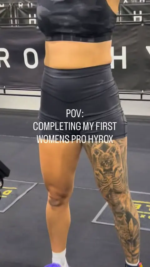 HUMBLED.But will do it again…and again. @hyroxamerica something about challenging yourself through discomfort is addicting…#hyroxperformancecoach #hyroxtraining #mysportishyrox #hyrox #hyroxworld #hyroxathlete 
…
My first Pro race ✅#hyroxatlanta2025