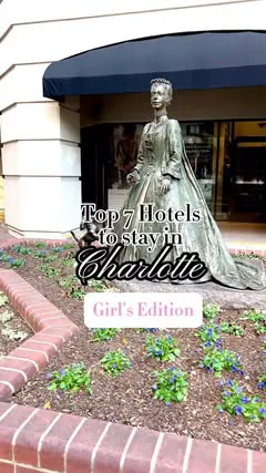 Hey Travel Girlies! If you’re planning a visit to Charlotte, NC. Save this list to your Favorites:

💎Luxury Girlies
Kimpton Hotel
303 S Church St, Charlotte, NC 
(Located Uptown Charlotte next to baseball stadium, rooftop bar & lounge, walking dista