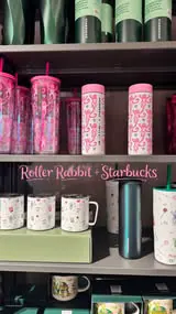 @Starbucks you’re killing me with these drops! ☕️

@cltairport had the @rollerrabbitofficial collab and it was so cute! 🐰

I’m def grabbing something pink when I come back from trip! ✈️

Fingers crossed these pretties are still there! 💖

-🪄

#star