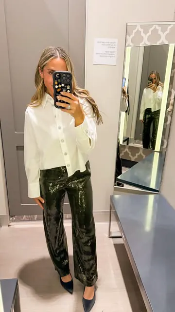 Sparkle season is here girls ✨

Follow @thereilestyle and comment LINK to shop this @target try on 

.
.
.
#target #targetstyle #sharemytargetstyle #targettryon #holidayoutfits #ltkholiday #ltkseasonal