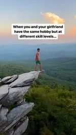 Who else can relate?😂

🤔Are you an adrenaline junkie like Trevor, or are you more fearful of heights like Riley? 

🙋🏼‍♀️Riley is terribly afraid of heights and only does stunts like these when we want an awesome photo together or when the sunset 