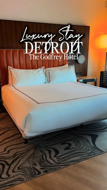 Are you looking for a place to stay during your next visit to Detroit?! Check out The Godfrey Hotel! Perfect Stay. The vibes are tea ☕️ 
.
.
.
.
.
#LuxuryHotelsDetroit #DetroitLuxury
#StayInStyleDetroit #DetroitHotelExperience
#UpscaleDetroit #travel