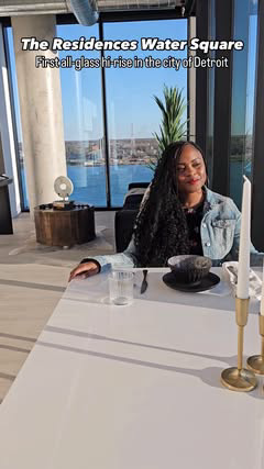 If you’re looking for a new home with comfort and style right off the Detroit Riverfront, then @watersquareresidences might be the place for you! The Residences Water Square is the first all-glass hi-rise in the city of Detroit! ☀️🌊

Building Amenit