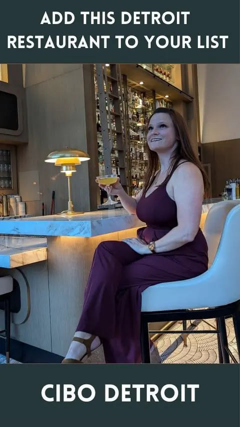 📌 Save this for your next Date Night in Detroit 🌆⬇️

🌿Step into a Mediterranean Oasis at Cibo Detroit, nestled on the first floor of the Cambria Hotel in downtown Detroit. This stunning restaurant offers street-level views of the city, inviting yo