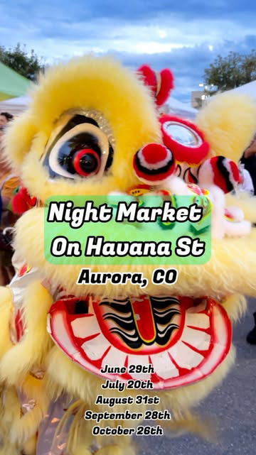 #ad 📍 2710 S Havana St, Aurora, CO 80014
The @onhavanastreet Night Market is here for the 2024 season! 
Check out all the small businesses participating and enjoy tons of food, drink, shopping, and entertainment! 
The Night Matket is located in the 