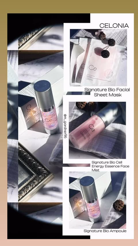 Weekend self-care starts here ✨

I start with the CELONIA Signature Bio Facial Sheet Mask, follow with the Signature Bio Cell Energy Essence Mist, and finish with the Signature Bio Ampoule for the ultimate glow. #PremiumAntiaging #StemCellSkincare #c