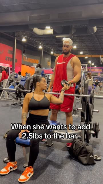 Careful now…😅 NEW PR! 💪🏼🤣 

#pr #gymcouple #gymbro #gymcomedy #gymfunny