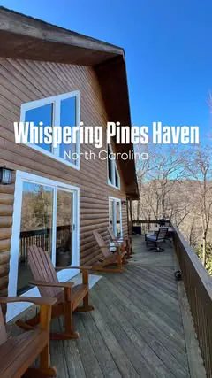 Come explore @whisperingpineshaven located in Asheville, North Carolina🏞️

We absolutely loved our stay here and can’t wait to go back! The cost cabin had a chefs kitchen, balcony view to the mountains, and a huge game room. It’s only around 20 minu