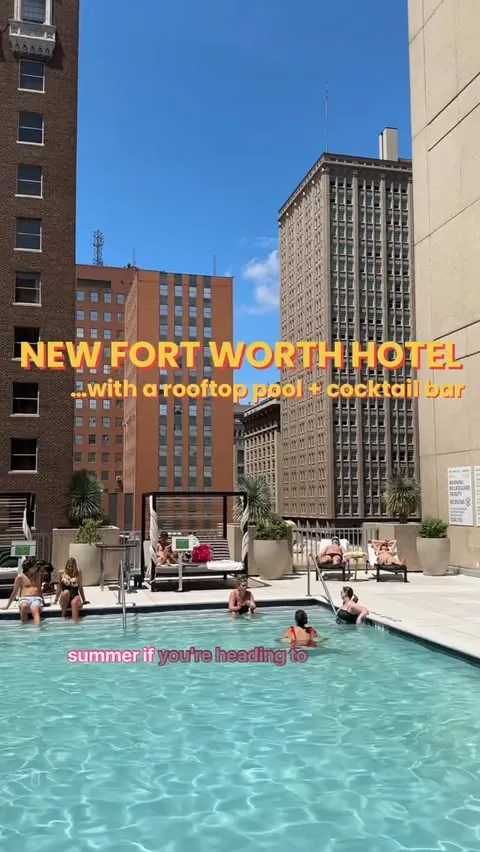 FORT WORTH HOTEL WITH A ROOFTOP POOL + COCKTAIL BAR💦🍹👙🤠

Did I mention it’s also newly re-opened and COMPLETELY renovated?! @LeMeridienFortWorth has quite literally everything you need for your next weekend getaway or trip to FW so SAVE this post
