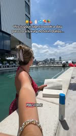 #AD A luxurious pool day with a bag full of Target goodies? My dream date..cute. 🤪♥️

If you didn’t already know you can get day passes to luxury hotels here in Dallas for as low as $25!! It’s truly the ONLY way to survive the TX summer heat. 🥵 But