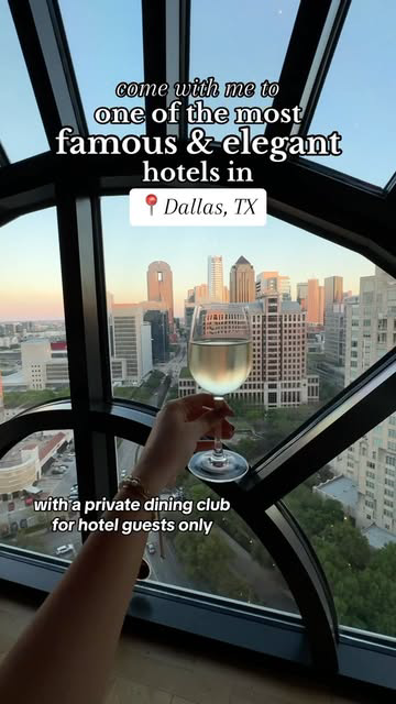 Come with me to one of the most ICONIC hotels in Dallas.. 🥂✨

If you know Dallas, then you know @hotelcrescentcourt 🙌 It is one of the most stunning and elegant hotels in the city and I finally just did a staycation and it did not disappoint.. ever