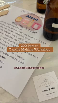 Despite the organized chaos we had a lot of fun getting creative 🕯️🤎Corporate events are such a great day to bond and support small businesses while you’re at it🤎 #candlelitexperience