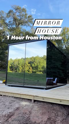 Just 1 hour away from Houston you will find this little Gem 💎. This Mirror House @oodhouses @cameronranchglamping was just what we needed to reset! There is so much to do on site, and off. The Mirror house has a private fishing lake, sauna, outdoor 