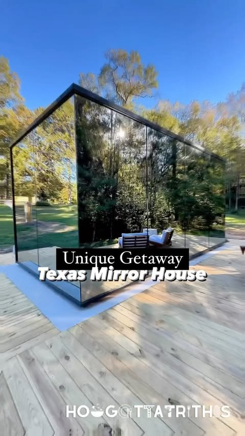 Mirror Mirror 🪞 in the woods 🤭

📍 @cameronranchglamping is back at it again with Texas’ First & Only Mirror House and only 1 Hour outside of Houston! 😱 It was such a cool and unique experience! Same great service and experience but with different