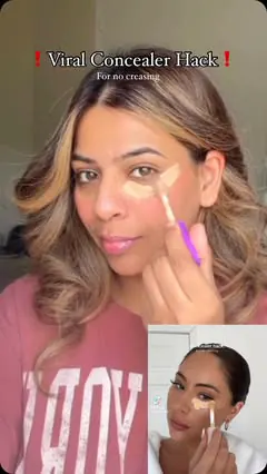 ‼️ 
This viral concealer hack I have been using recently and I am loving it 🥰 and the best thing you don’t have to set afterwards! ‼️ 

✅ SAVE FOR LATER

I am using! 
@tartecosmetics concealer N35
@hudabeauty easy bake  setting powder pound cake 

{