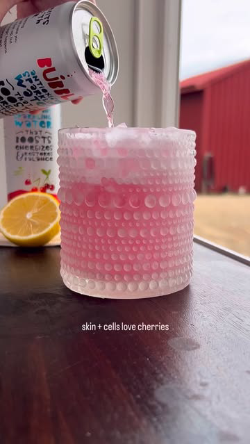 Healthy Recipes 🍒🍋Cherry Lemon Glow Sip 🍒🍋🫧 @drinkbubblr @walmart 
Frozen cherries + fresh lemon + BUBBL’R Cherry Sparkling Water = my favorite little ritual.

Grabbed mine @walmart and yes I’m absolutely drinking BUBBL’R like this all week ✨🥤
