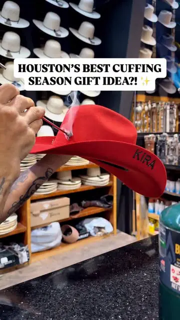 HOUSTON BEST CUFFING SEASON GIFT IDEA?! ✨🎁 Boots and hats for extra low prices!!! 

@rockemofficial is having their blue tag sale event where their products with blue tags are listed at great prices!!! 💙

It’s never too early to start thinking abou