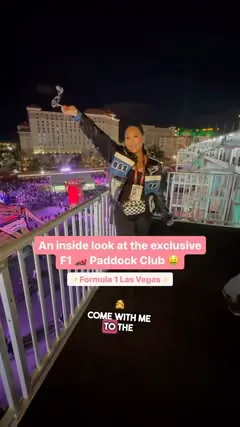 Channeling my inner F1 WAG energy🏎️✨ Can’t believe we got to experience our first Formula 1 at the exclusive & upscale @f1paddockclub 🩷

Costs upwards of $12k a day for an entry level experience. 🤑
All inclusive hospitality. Gourmet food like wagy