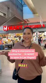 Consider me an @hmartofficial ✨influencer✨ lolol 😜💀

H-Mart is a popular Korean grocery store set to open their first Nevada location early next year on Sahara & Decatur! 

They have an extensive selection of traditional Asian, international, and e