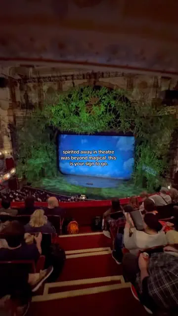 One of the best things to do in the UK right now - they’ve just extended dates so there are now tickets going in July & August ✨ .
.
Location: @spiritedldn 
.
.
#spiritedaway #studioghibli #londonthingstodo #london #theatre #westend