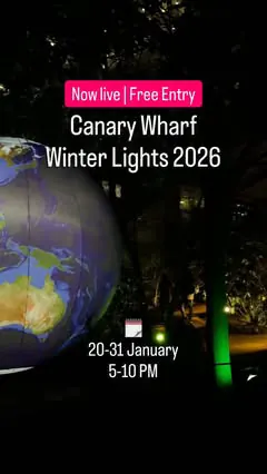 Guide for Winter Lights 2026 Canary Wharf

✨ The iconic Winter Lights festival returns for its 10th anniversary, transforming the docks into a glowing wonderland.

🌙 2026 Theme: DREAMSCAPE
This year features 16 large-scale installations and 9 perman