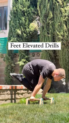 Tuck Planche Progressions⚡️

Feet elevated drills are a game changer in your journey to mastering the tuck planche. By elevating your feet, you’re able to focus on the proper form, positioning and balance needed in the planche. 

These drills are ste