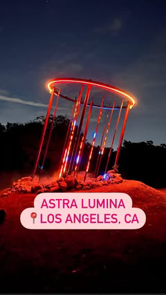 🪐Is Astra Lumina an experience that is out of this world or a social media hype blown out of proportion? 

🌝Astra Lumina Los Angeles is a night walk experience with 9 exhibits. Each one runs for a few minutes with visual and auditory effects

Astra