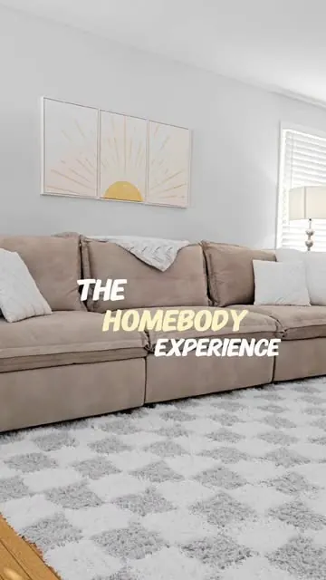 When you find the couch that aligns perfectly with your personality ✨️ Homebody ✨️

I am seriously obsessed with this kid and pet friendly couch from @stayhomebody. We got the color shell with 3 recliners, and it fits the whole family with a ton of r