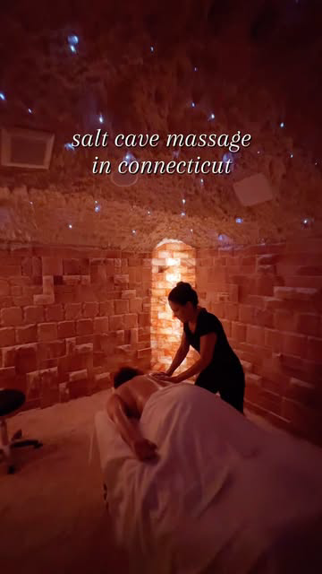 escape life for a bit at @grotasolnasaltcave 

At this small family-owned business in Niantic, you can get massaged while benefiting from halotherapy (salt therapy). You may have seen their larger salt cave where they host events like meditations, pa