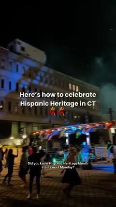 Dance and celebrate Hispanic Heritage Month across CT at one of these events:

Hispanic Heritage Fiesta
September 14th
📍 Stamford

Latin Music Festival
September 14th
📍 Stratford

Rhythm & Rumba Nights
September 19 + September 26
📍 Stamford

Hispa